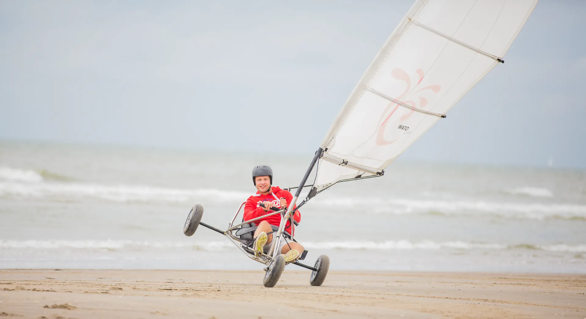 Blokarten op het strand van 's-Gravenzande